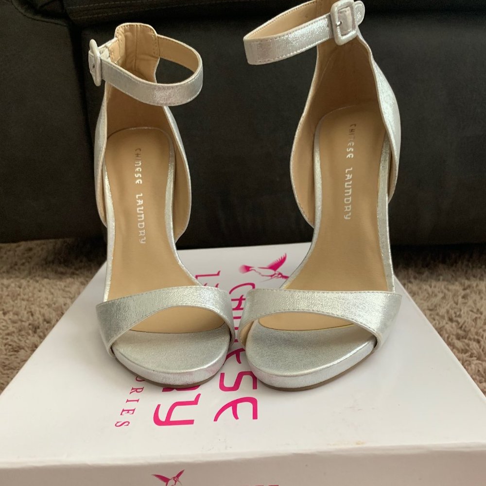 Chinese Laundry Silver Heels
